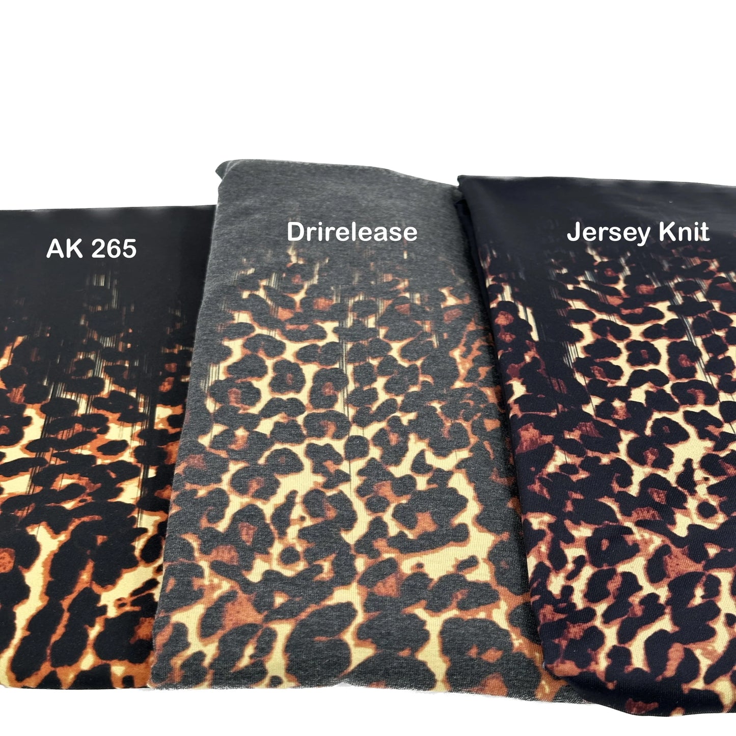 Jersey Knit: Falling Leopard Border 1.5 Yard Panel