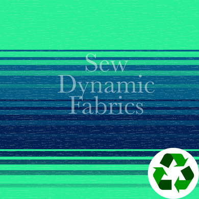 ABP: Green/Blue Stripes (cross grain)