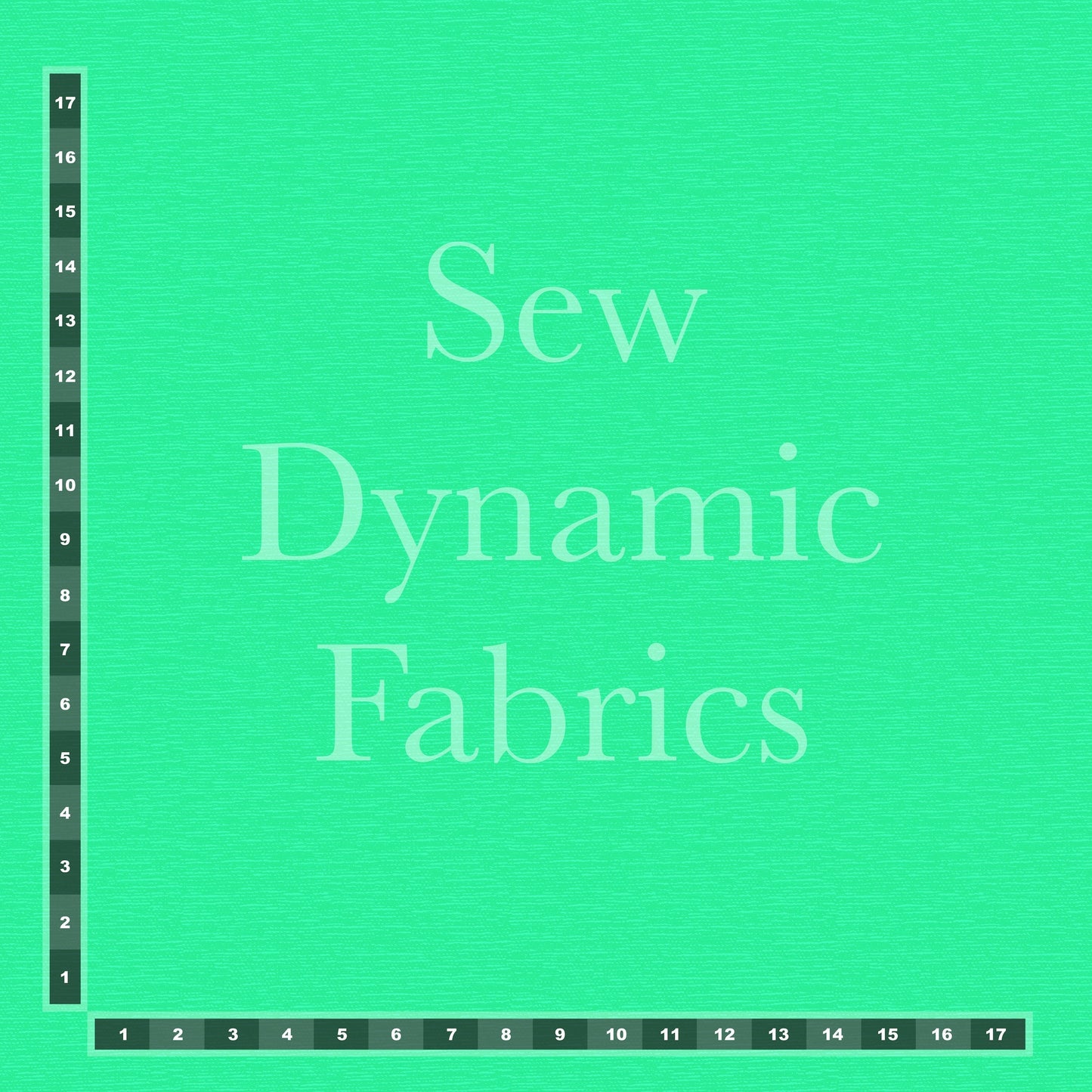 Brushed Jersey: Mint Printed Woven Texture