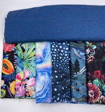 Cargar imagen en el visor de la galería, Drirelease: Marine Blue, Coral and Yellow Woven Textures