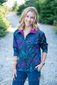 Brushed Jersey: Dark Jungle