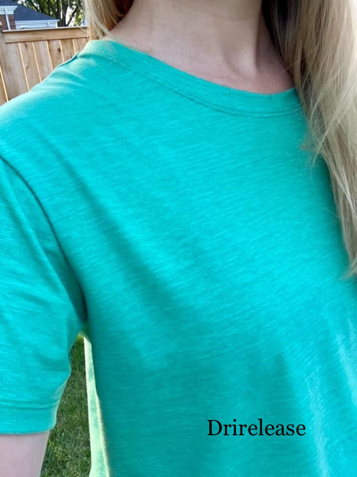 AK 265: Mint Printed Woven Texture (cross grain)