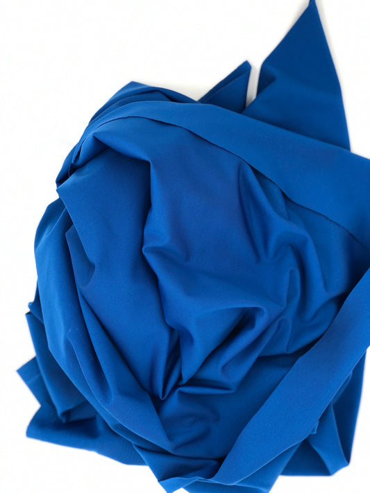 Solid Repreve Athletic Knit: Classic Blue (16.2 recycled bottles per yard)