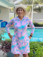 Load image into Gallery viewer, Swim Nylon: Tropical Tie Dye
