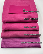 Cargar imagen en el visor de la galería, Brushed Jersey: Pink Woven Texture (grainline)
