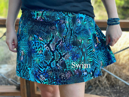 Jersey Knit: Digital Jungle (Remnant: 17")