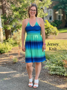 Drirelease: Green/Blue  Stripes
