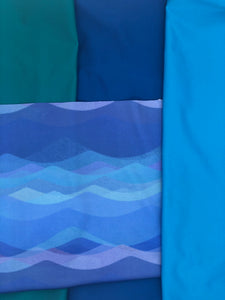 Solid Repreve Athletic Knit: Deep Lake (16.2 recycled bottles per yard)