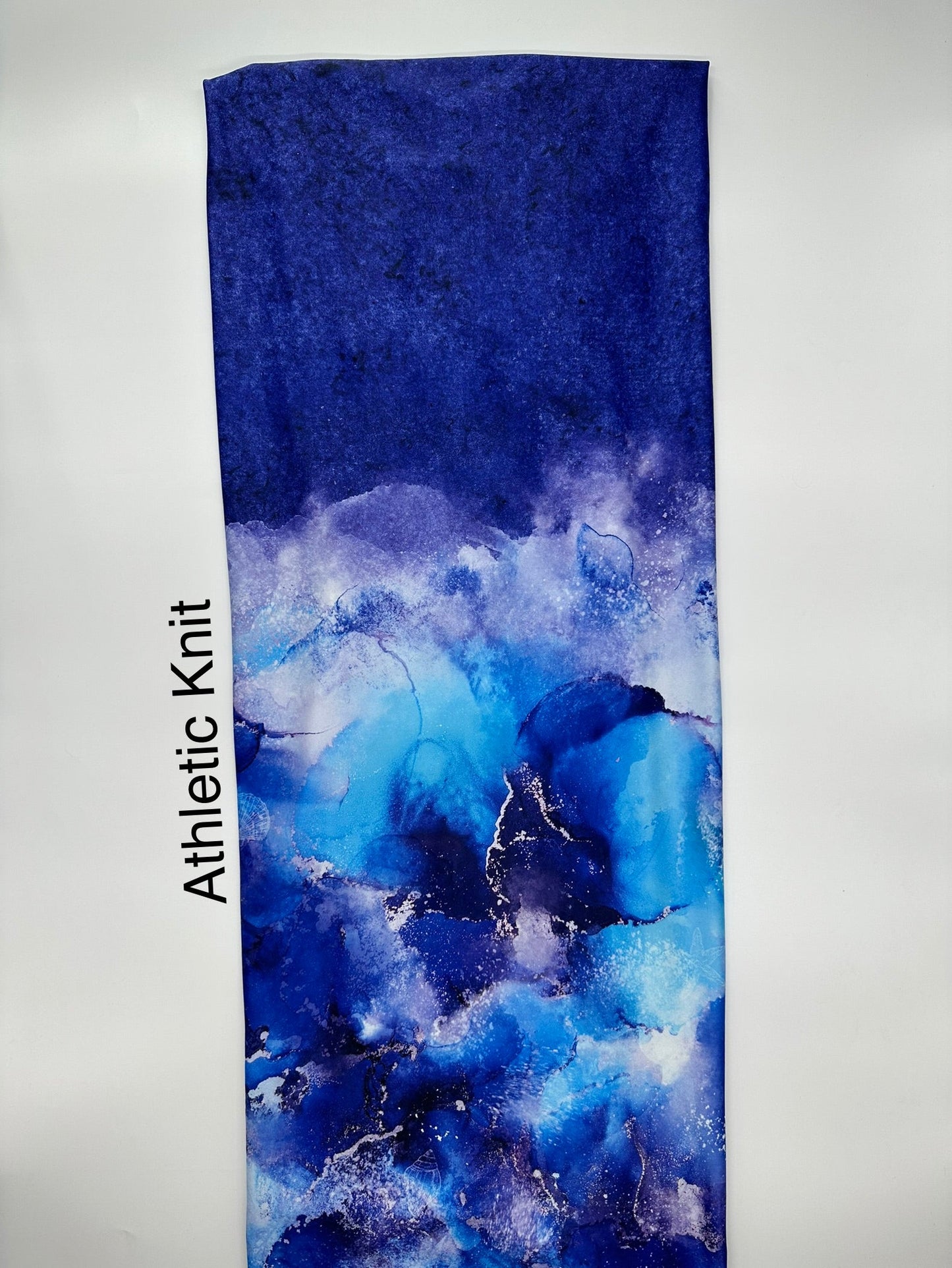 Brushed Jersey: Ocean Border