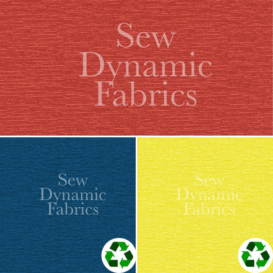 Drirelease: Marine Blue, Coral and Yellow Woven Textures