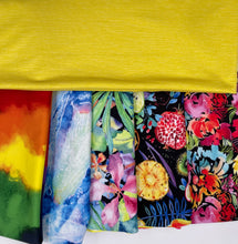 Cargar imagen en el visor de la galería, Drirelease: Marine Blue, Coral and Yellow Woven Textures