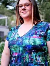 Charger l&#39;image dans la galerie, Jersey Knit: Green Urban Jungle