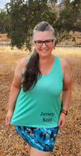 Load image into Gallery viewer, Jersey Knit: Mint Printed Woven Texture