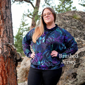 Brushed Jersey: Dark Jungle