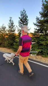 AK 265: Pink/Purple Stripes (cross grain)