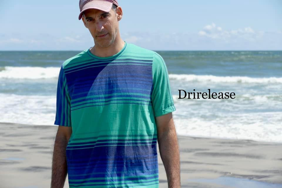 Drirelease: Green/Blue Stripes