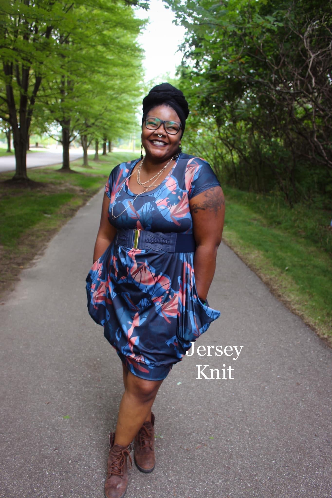 Jersey Knit: Abstract Jungle