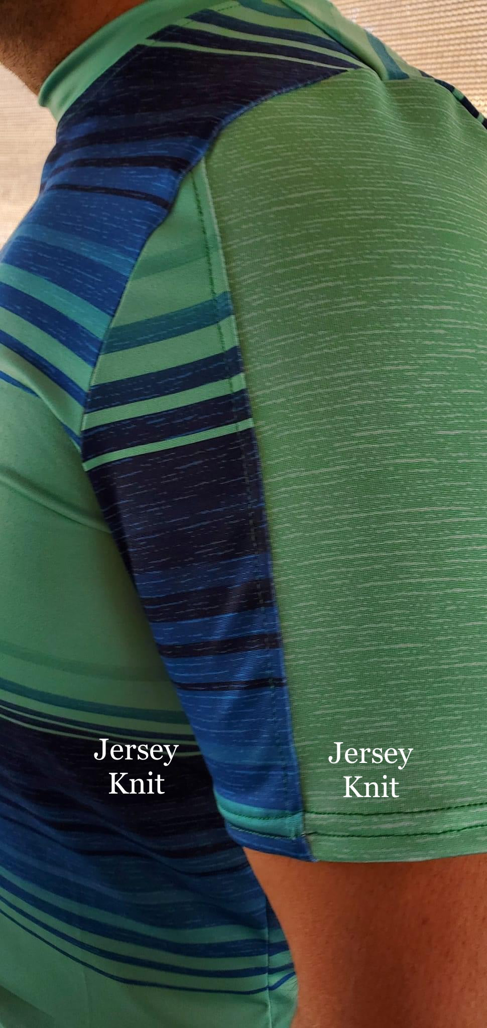 Drirelease: Green/Blue Stripes