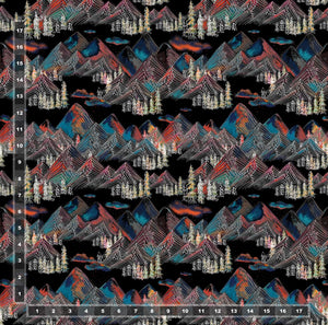 AK 265: Rainy Mountains (cross grain)