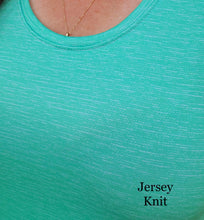 Load image into Gallery viewer, Jersey Knit: Mint Printed Woven Texture