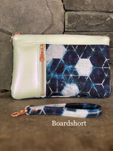 Charger l&#39;image dans la galerie, Brushed Jersey: Blue Hexagons