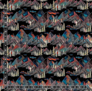 AK 245: Rainy Mountains (cross grain)