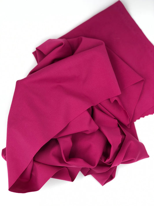 Solid Repreve Athletic Knit: Festival Fuchsia (16.2 recycled bottles per yard)