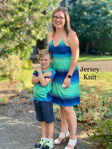 Drirelease: Green/Blue  Stripes