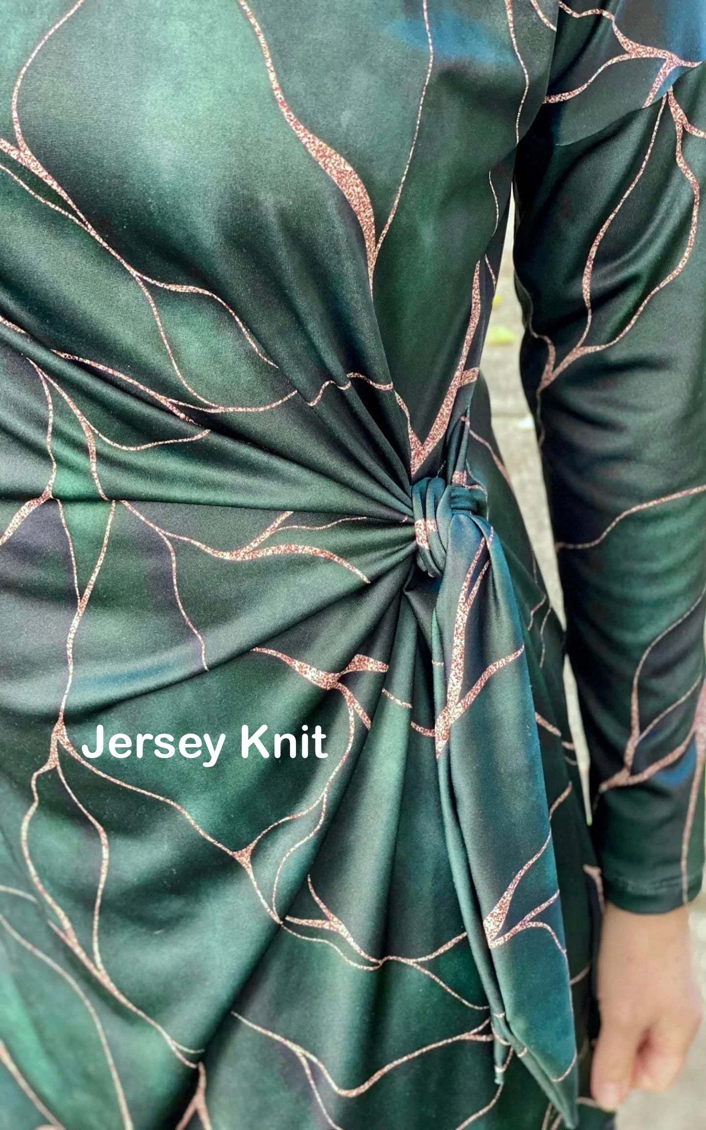 Brushed Jersey: Forest Leaves
