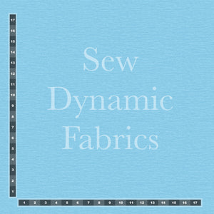 AK 265: Light Blue Printed Woven Texture (cross grain)