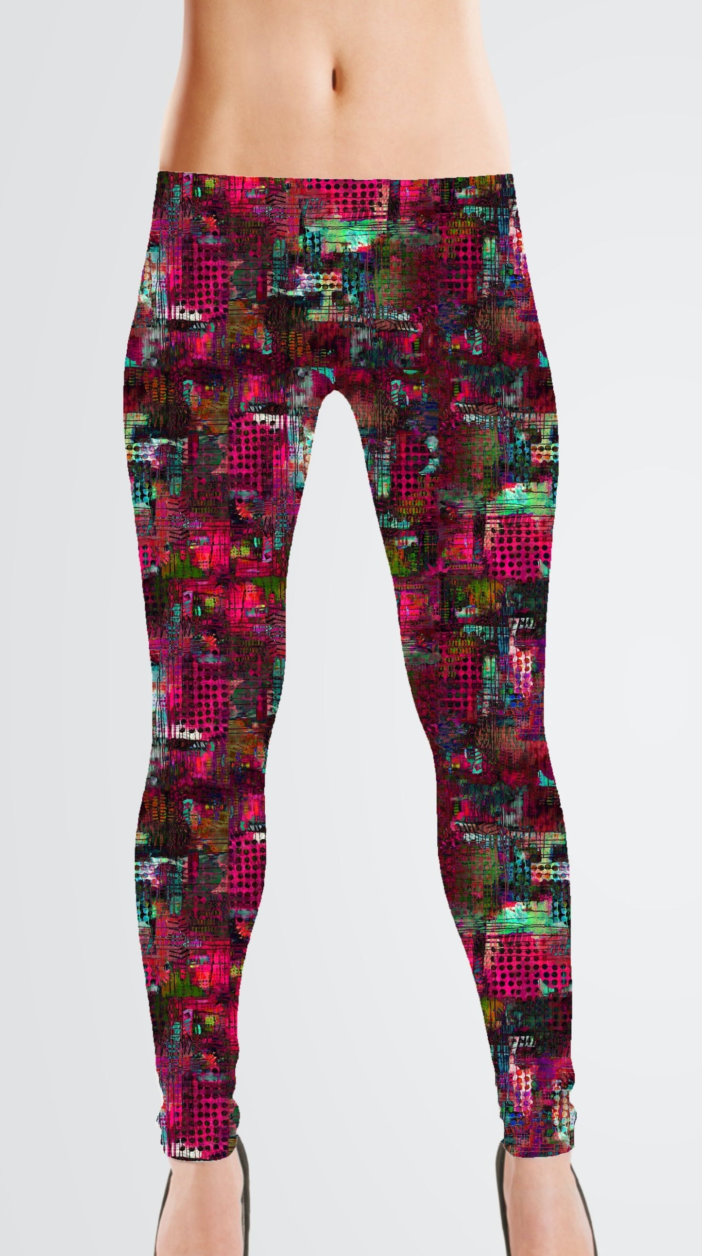 Swim Nylon: Pink Urban Jungle