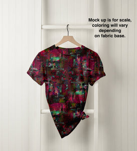 Brushed Jersey: Pink Urban Jungle