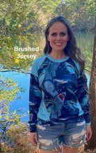 Load image into Gallery viewer, Jersey Knit: Tropical Splash Printed Woven Texture