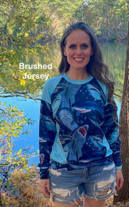 Jersey Knit: Tropical Splash Printed Woven Texture